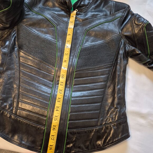 Custom Embossed Leather Jacket with Praying Eagle Claws by Oceandrive Leather - Picture 10 of 15